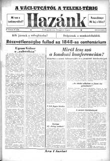 Hazánk 1947. 18. szám